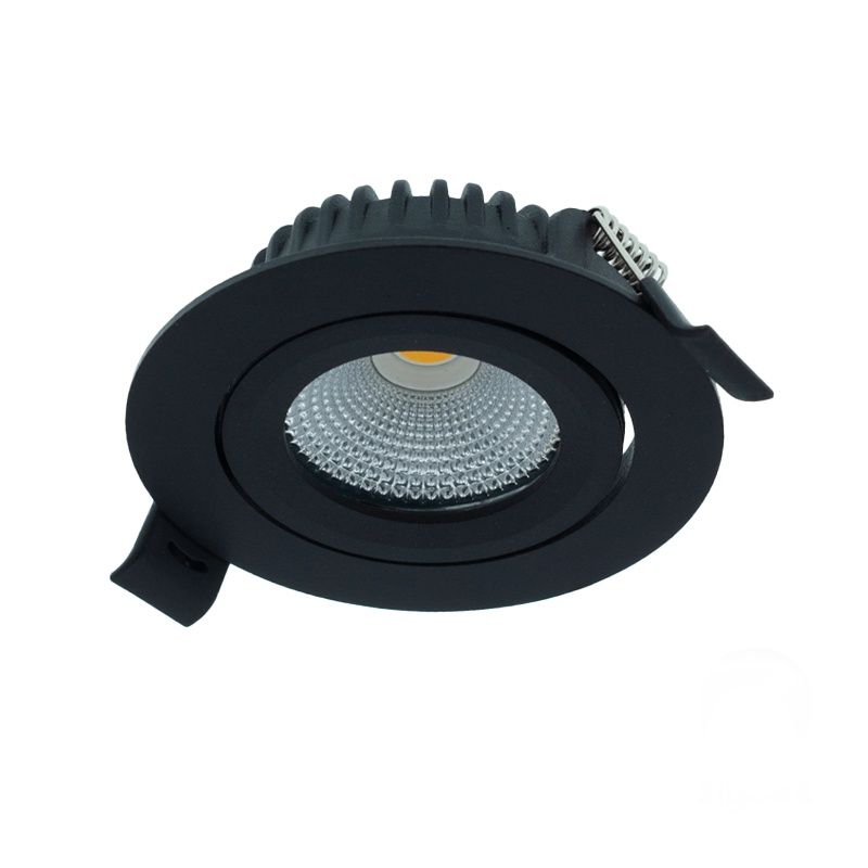 Schwarze Downlight Aluminium, Wimke, 5W, RGBW LED, IP54 Schwarze Downlight Aluminium, Wimke, 5W, RGBW LED, IP54