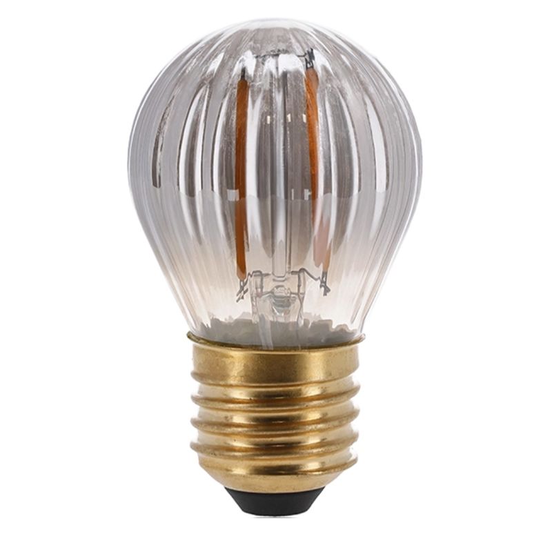 Dimmbare E27 LED-Lampe Rauchglas, 2W, 2000K Dimmbare E27 LED-Lampe Rauchglas, 2W, 2000K