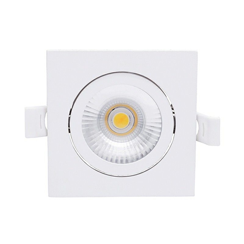 Weiße Downlight Aluminium, Loura, 6W, White Switch LED, IP65