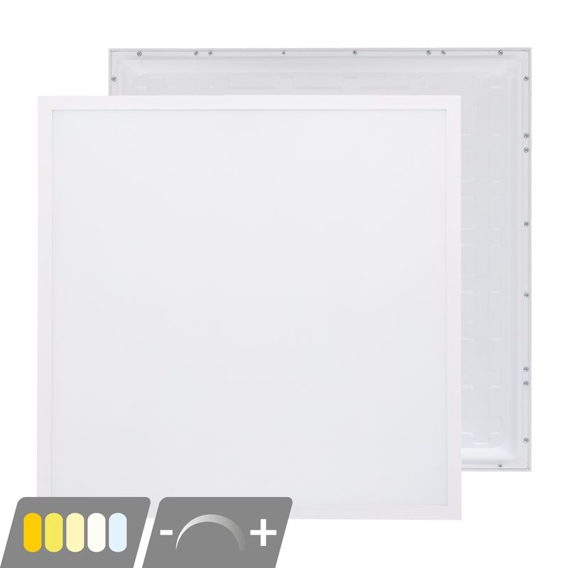 LED-Panel 60x60 - 30 W - weißer Schalter - UGR<19 - dimmbar - hintergrundbeleuchtet LED-Panel 60x60 - 30 W - weißer Schalter - UGR<19 - dimmbar - hintergrundbeleuchtet