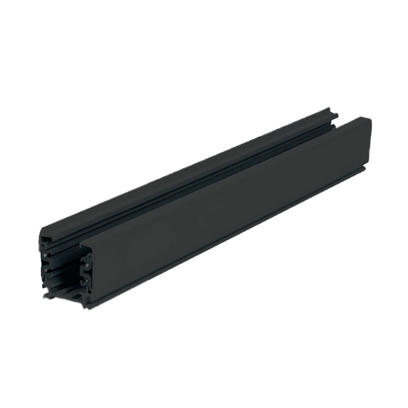 3-Phasen-Schiene, 2 Meter, schwarz, Pro
