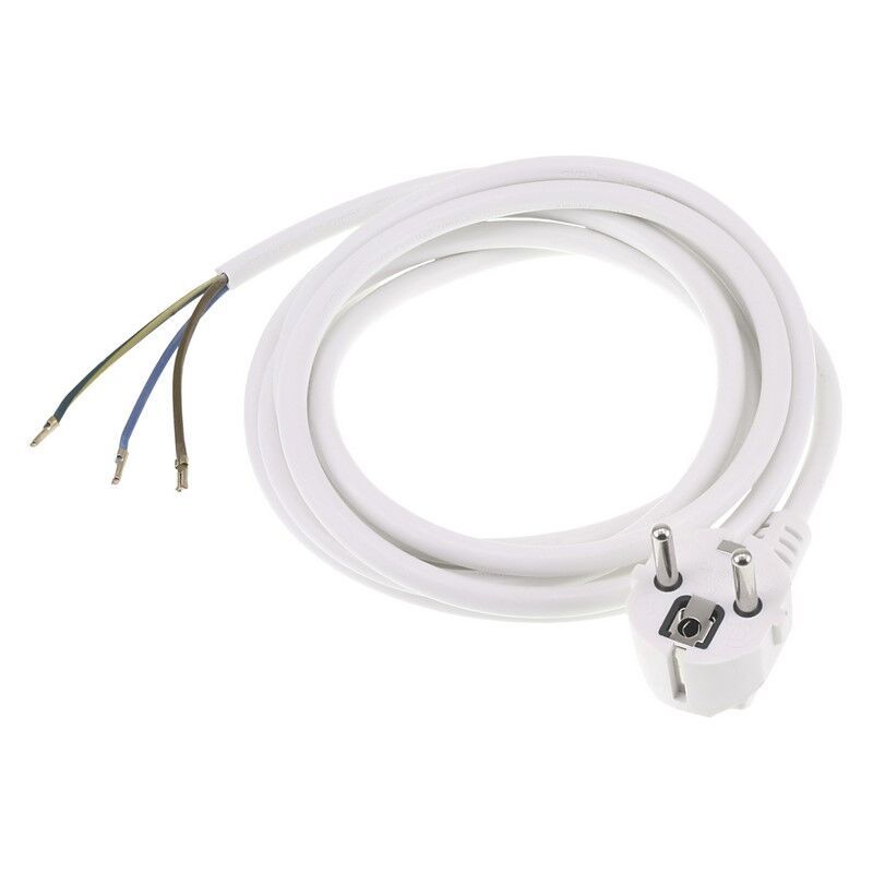 Q-Link-Verbindungskabel geerdet, 2500 W 3 x 1,0 mm. 2,5 m weiß Q-Link-Verbindungskabel geerdet, 2500 W 3 x 1,0 mm. 2,5 m weiß
