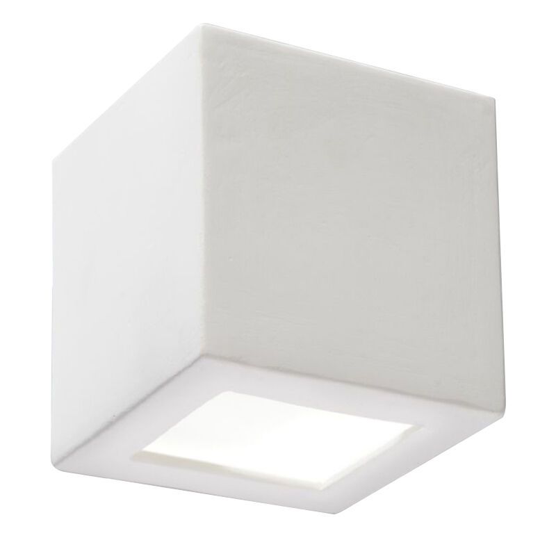 Glas Up down Wandleuchte Weiß, Caitlin