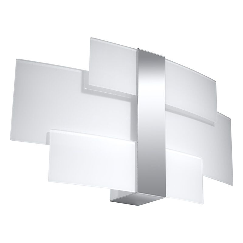 Glas Wandleuchte Chrom, Marith