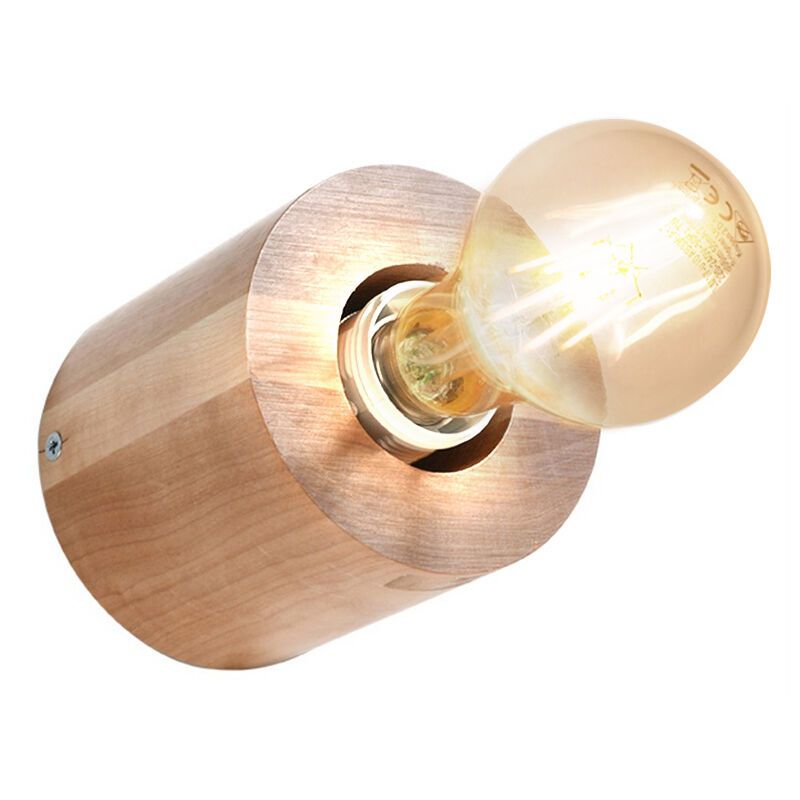 Holz Wandstrahler Braun, Anela