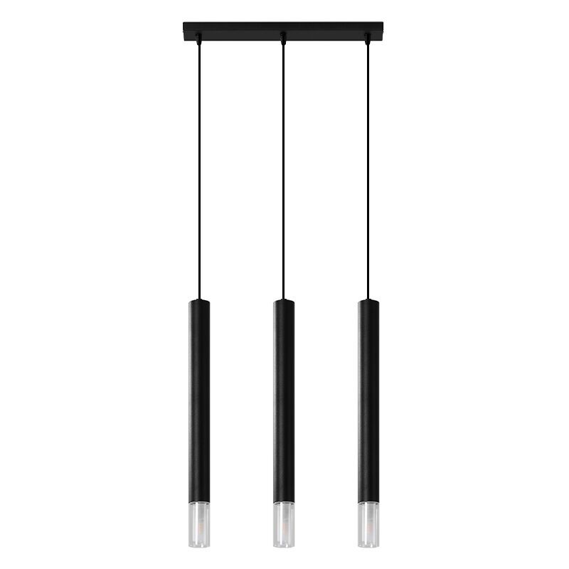 Glas Pendelleuchte Schwarz, Ishani Glas Pendelleuchte Schwarz, Ishani