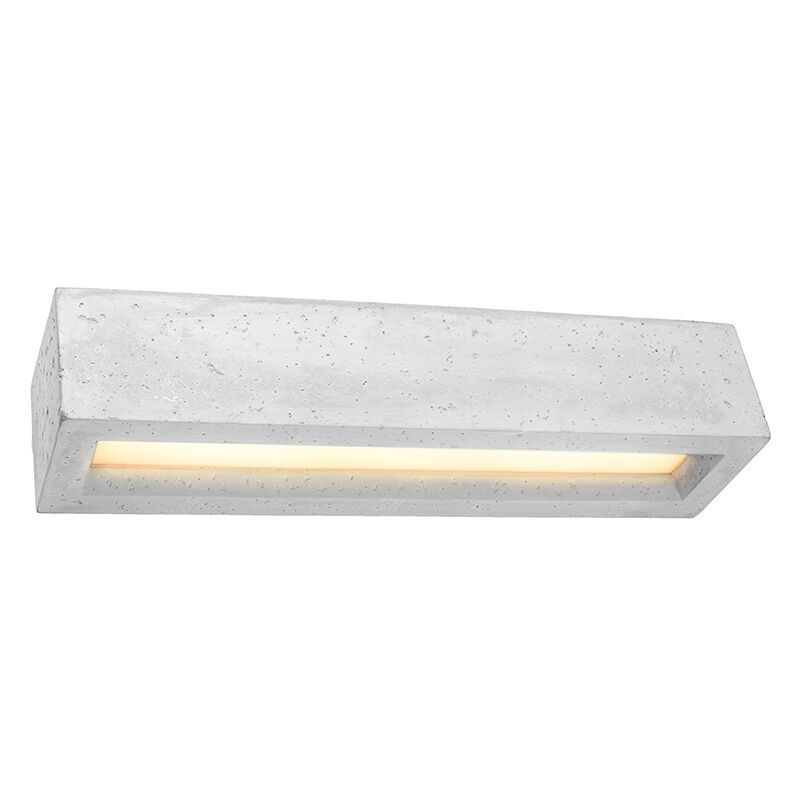 Beton Up down Wandleuchte Grau, Emmaly