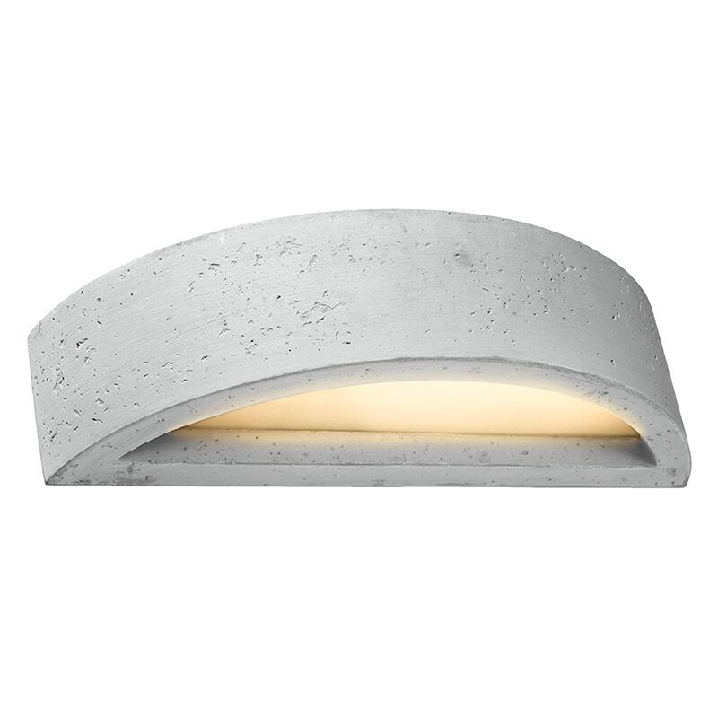Beton Up down Wandleuchte Grau, Fadila