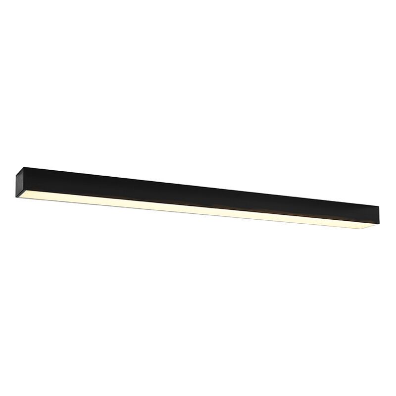 Aluminium Wandleuchte Schwarz, Mascha, 48W, 3000K LED