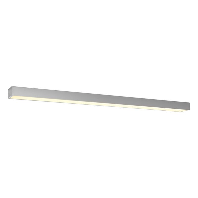 Aluminium Deckenleuchte Grau, Mascha, 48W, 3000K LED