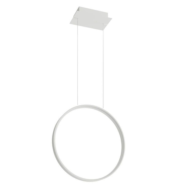 Aluminium Pendelleuchte Weiß, Ringo, 30W, 3000K LED Aluminium Pendelleuchte Weiß, Ringo, 30W, 3000K LED