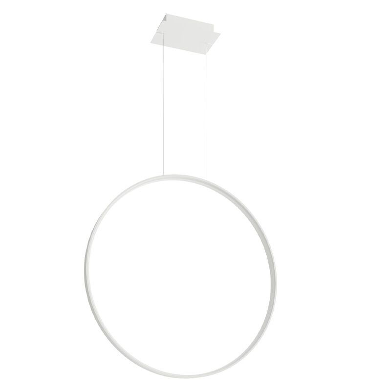 Aluminium Pendelleuchte Weiß, Ringo, 50W, 3000K LED Aluminium Pendelleuchte Weiß, Ringo, 50W, 3000K LED