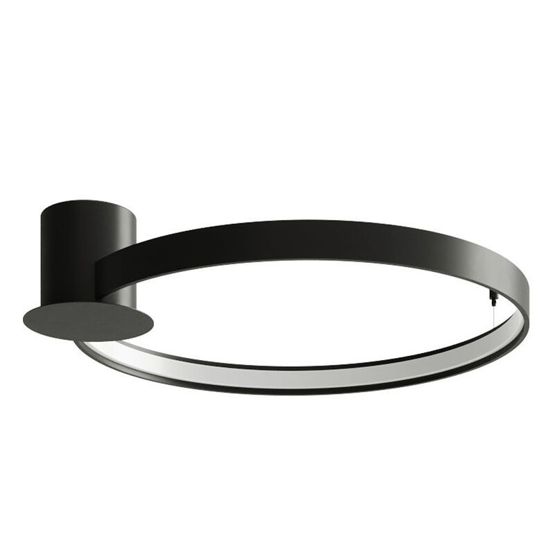 Aluminium Deckenlampe Schwarz, Ringo, 30W, 3000K LED Aluminium Deckenlampe Schwarz, Ringo, 30W, 3000K LED