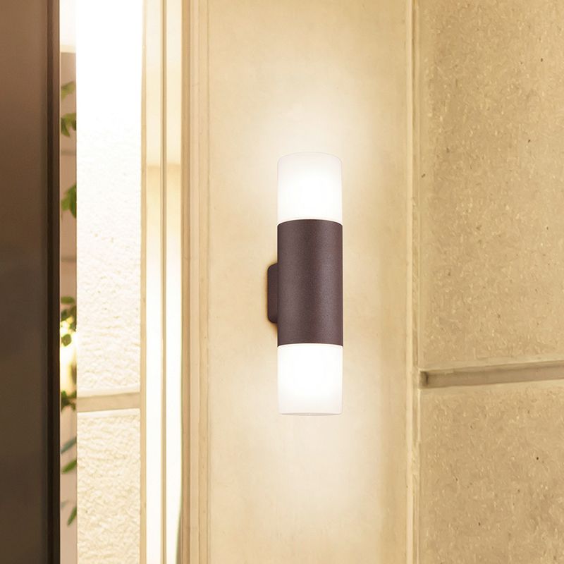 Rostfarbene Außenleuchte Modern, Fjelso, IP44