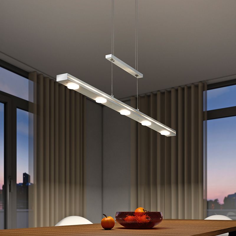 Nickel Pendelleuchte Esszimmer Modern, Awa, 3,5W, warm- bis kaltweiß einstellbare LED Nickel Pendelleuchte Esszimmer Modern, Awa, 3,5W, warm- bis kaltweiß einstellbare LED