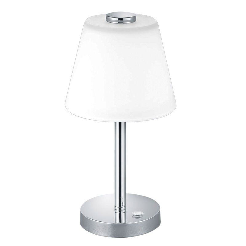 Chrom Tischleuchte Modern, Liv, 4W, 3000K LED, mit Schalter Chrom Tischleuchte Modern, Liv, 4W, 3000K LED, mit Schalter