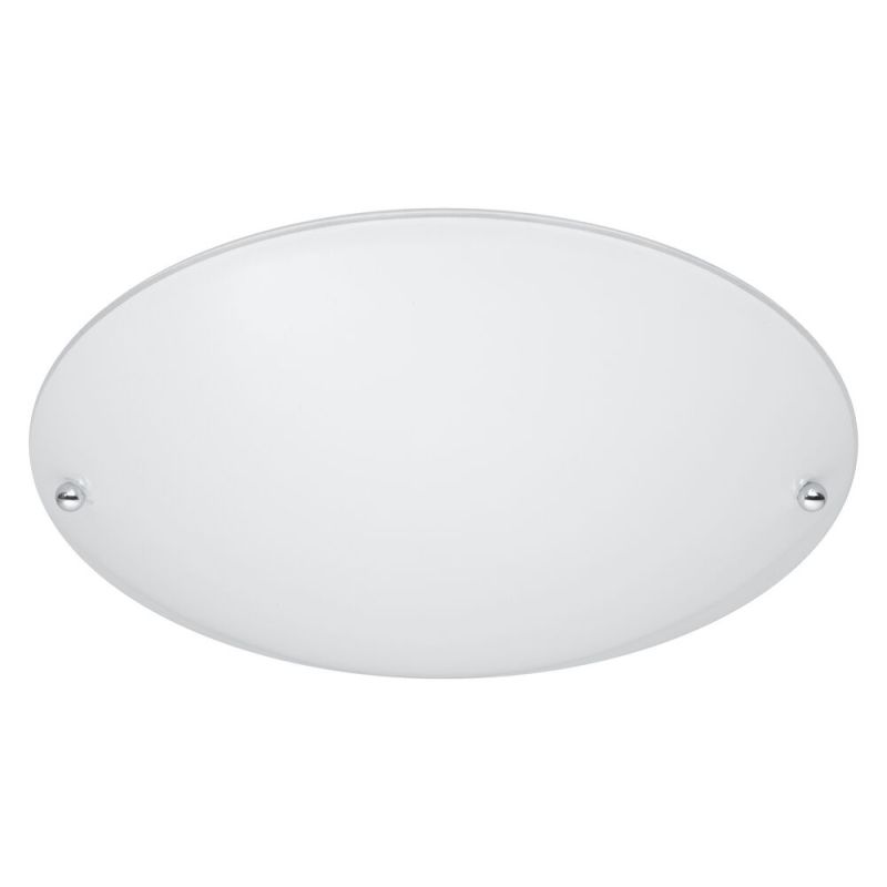 Silberne Deckenlampe Glas, Celino