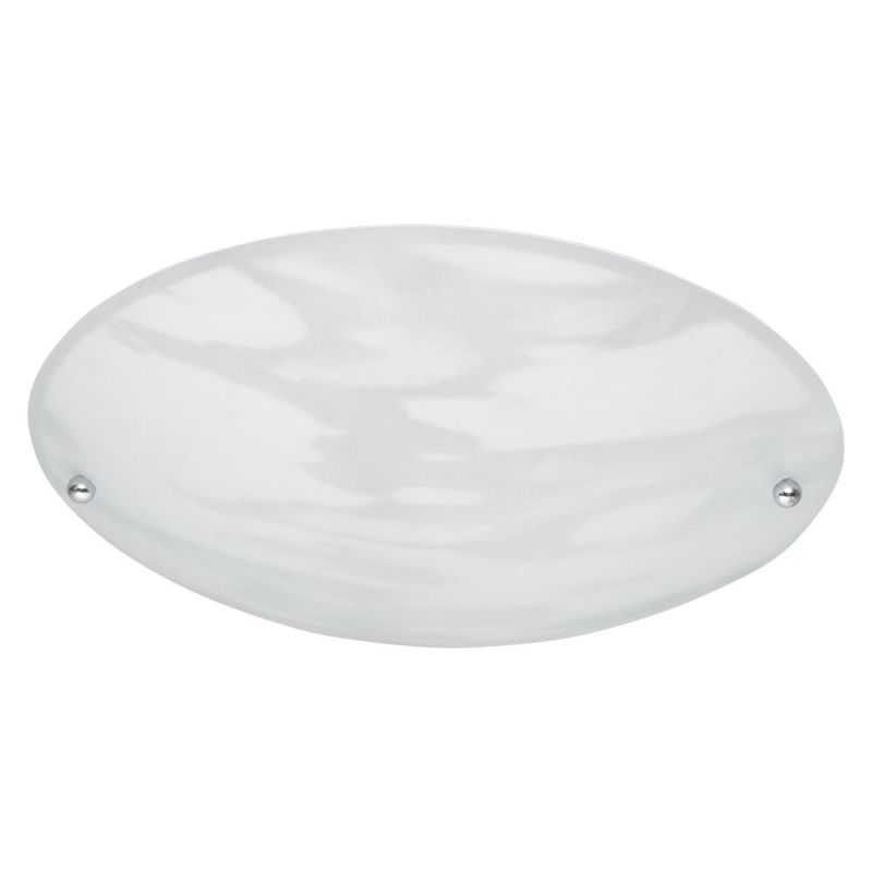 Silberne Deckenlampe Glas, Celino Silberne Deckenlampe Glas, Celino