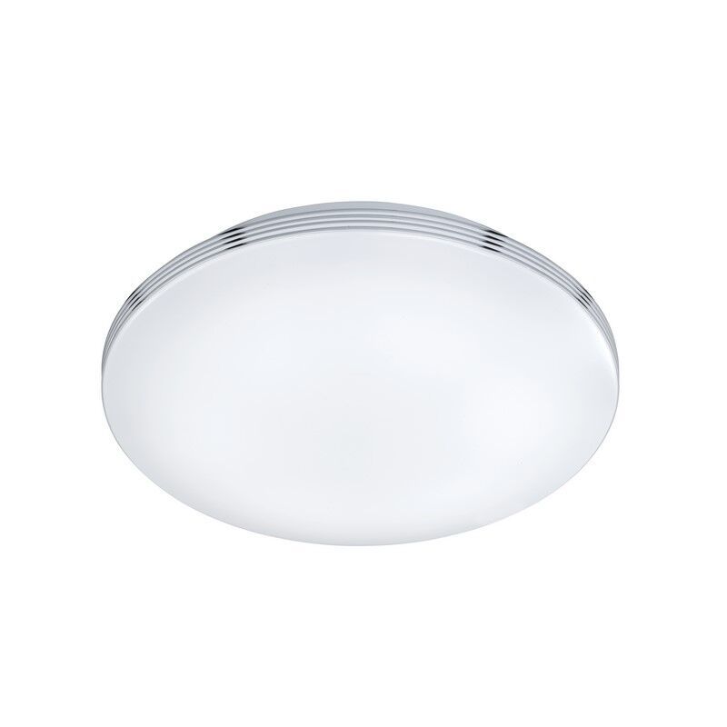 Chrom Badezimmer Deckenleuchte Kunststoff, Brunella, 18W, 3000K LED, IP44