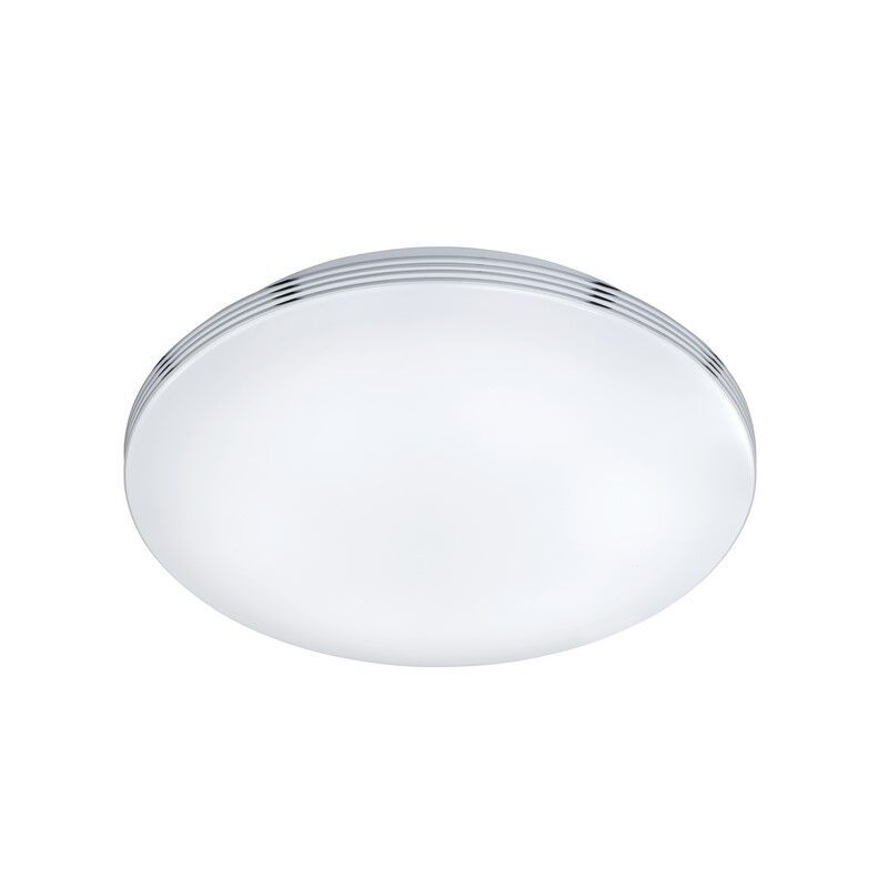 Chrom Badezimmer Deckenleuchte Kunststoff, Brunella, 24W, 3000K LED, IP44