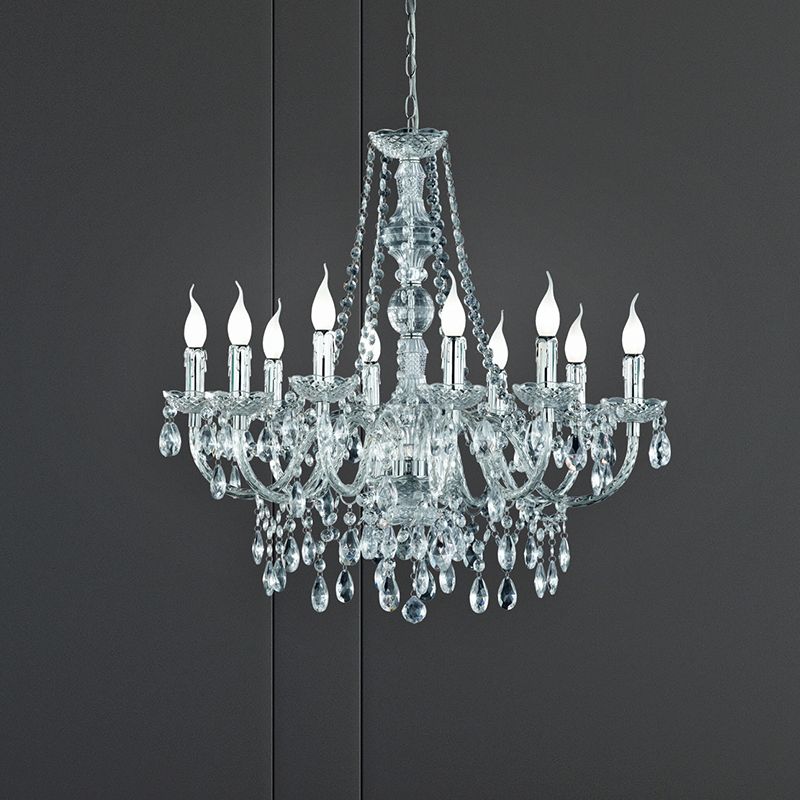 Transparente Kronleuchter Antik, Pedra Transparente Kronleuchter Antik, Pedra