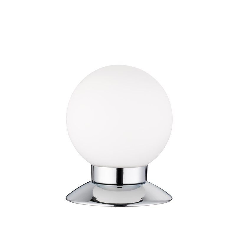 Chrom Tischleuchte Modern, Nolan, 3W, 3000K LED, mit Schalter