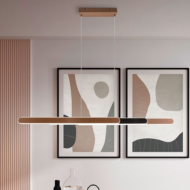 Messing Pendelleuchte Design, Dwayn, 48W, warm- bis kaltweiß einstellbare LED, mit Touch-Dimmer Messing Pendelleuchte Design, Dwayn, 48W, warm- bis kaltweiß einstellbare LED, mit Touch-Dimmer