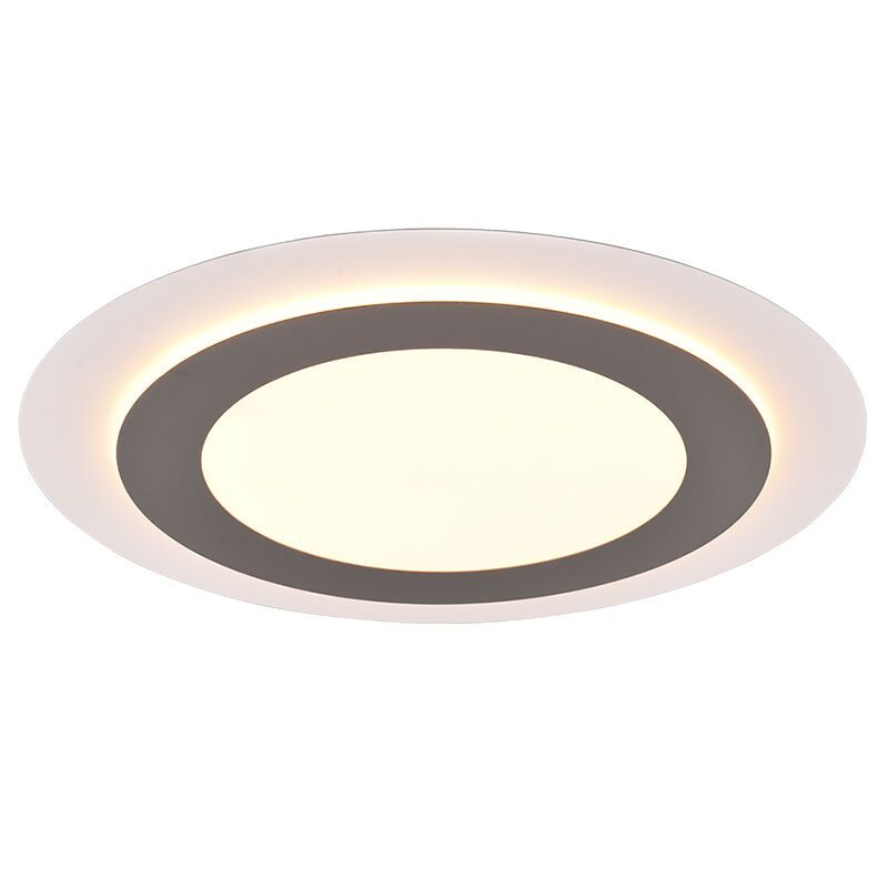 Nickel Deckenlampe Modern, Frans, 42W, warm- bis kaltweiß einstellbare LED, mit Fernbedienung Nickel Deckenlampe Modern, Frans, 42W, warm- bis kaltweiß einstellbare LED, mit Fernbedienung