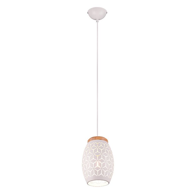 Weiße Pendelleuchte Modern, Delana