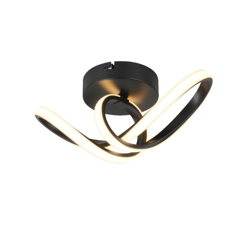 Schwarze Deckenleuchte Design, Wiard, 7W, 3000K LED