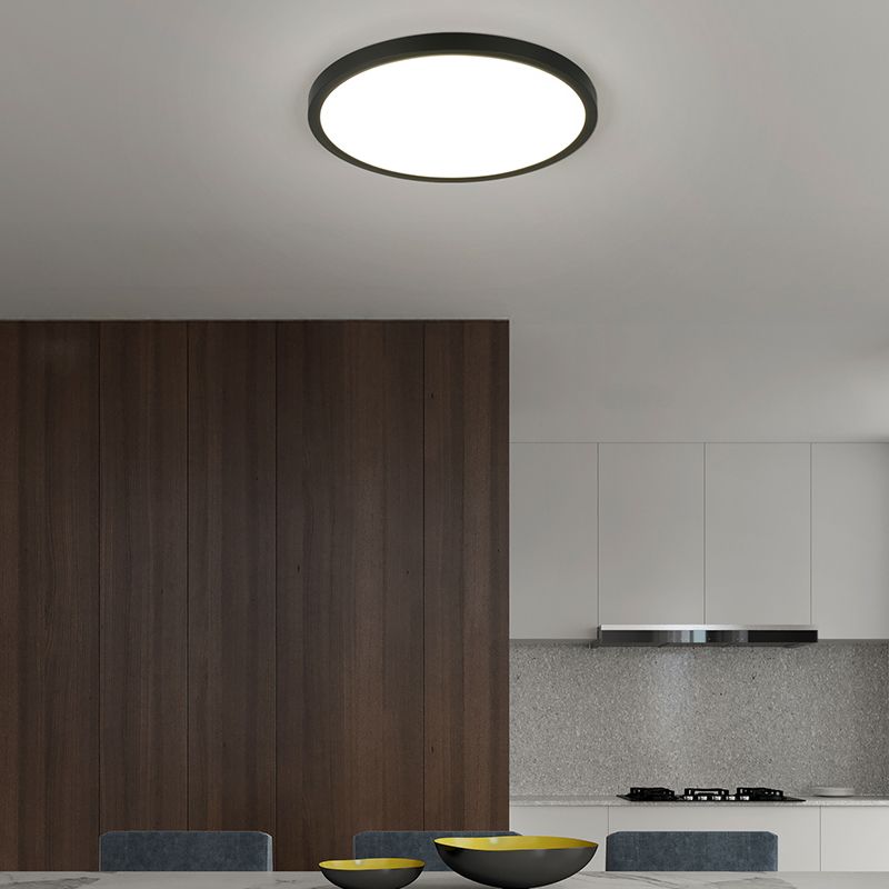 Schwarze Deckenlampe Modern, Zayd, 30W, White Switch LED, 3-stufig dimmbar Schwarze Deckenlampe Modern, Zayd, 30W, White Switch LED, 3-stufig dimmbar