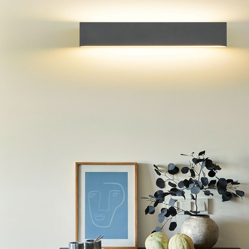 Anthrazit Up down Wandleuchte Modern, Coscon, 9W, 3000K LED Anthrazit Up down Wandleuchte Modern, Coscon, 9W, 3000K LED