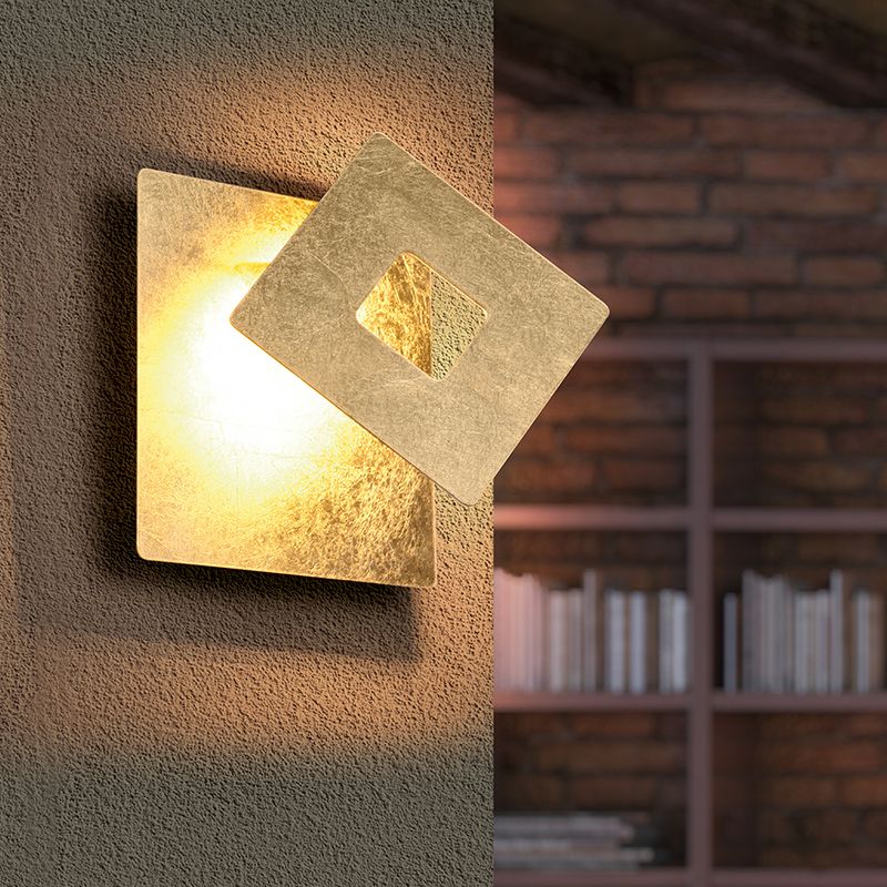 Goldene Wandleuchte Design, Ting, 6W, 3000K LED
