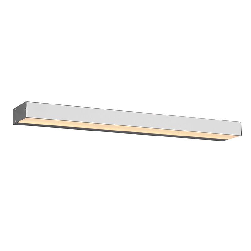 Chrom Wandleuchte Badezimmer Modern, Basma, 8W, 3000K LED, IP44