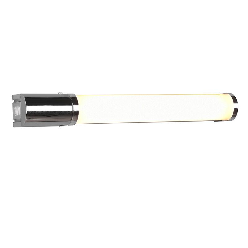 Chrom Wandleuchte Badezimmer Modern, Bernou, 8W, 3000K LED, IP44 Chrom Wandleuchte Badezimmer Modern, Bernou, 8W, 3000K LED, IP44