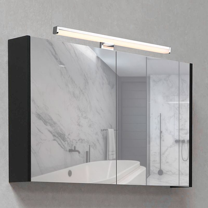 Chrom Wandleuchte Badezimmer Modern, Celal, 7,5W, 3000K LED, IP44