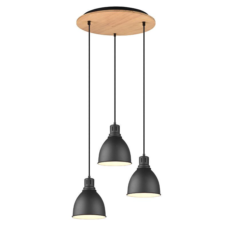 Schwarze Pendelleuchte Esszimmer Vintage, Maximiliaan