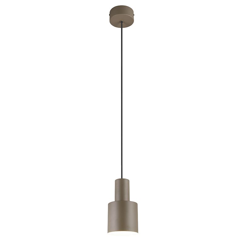 Taupe Pendelleuchte Metall, Amila