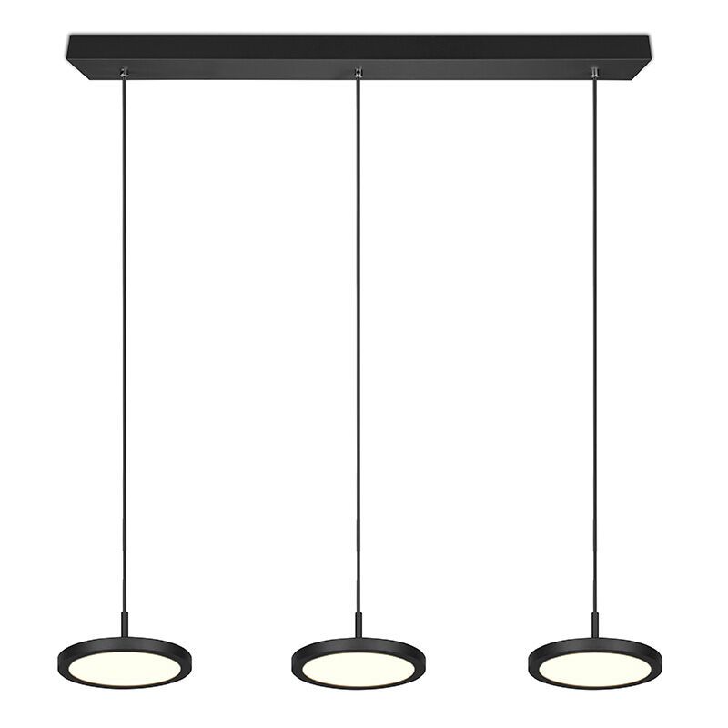 Schwarze Pendelleuchte Modern, Jakoba, 10W, 3000K LED