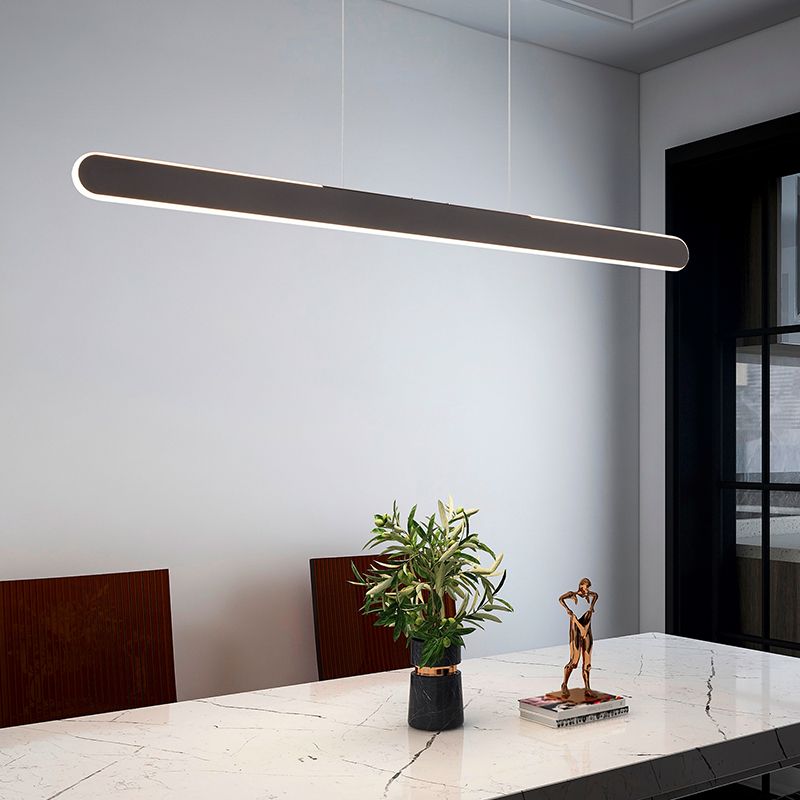 Schwarze Pendelleuchte Modern, Dwayn, 28W, warm- bis kaltweiß einstellbare LED Schwarze Pendelleuchte Modern, Dwayn, 28W, warm- bis kaltweiß einstellbare LED