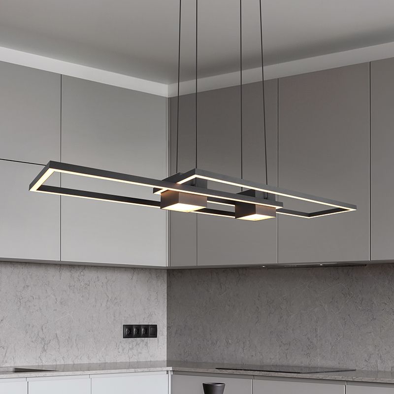 Schwarze Pendelleuchte Design, Sohaib, 37W, warm- bis kaltweiß einstellbare LED, 3-stufig dimmbar Schwarze Pendelleuchte Design, Sohaib, 37W, warm- bis kaltweiß einstellbare LED, 3-stufig dimmbar