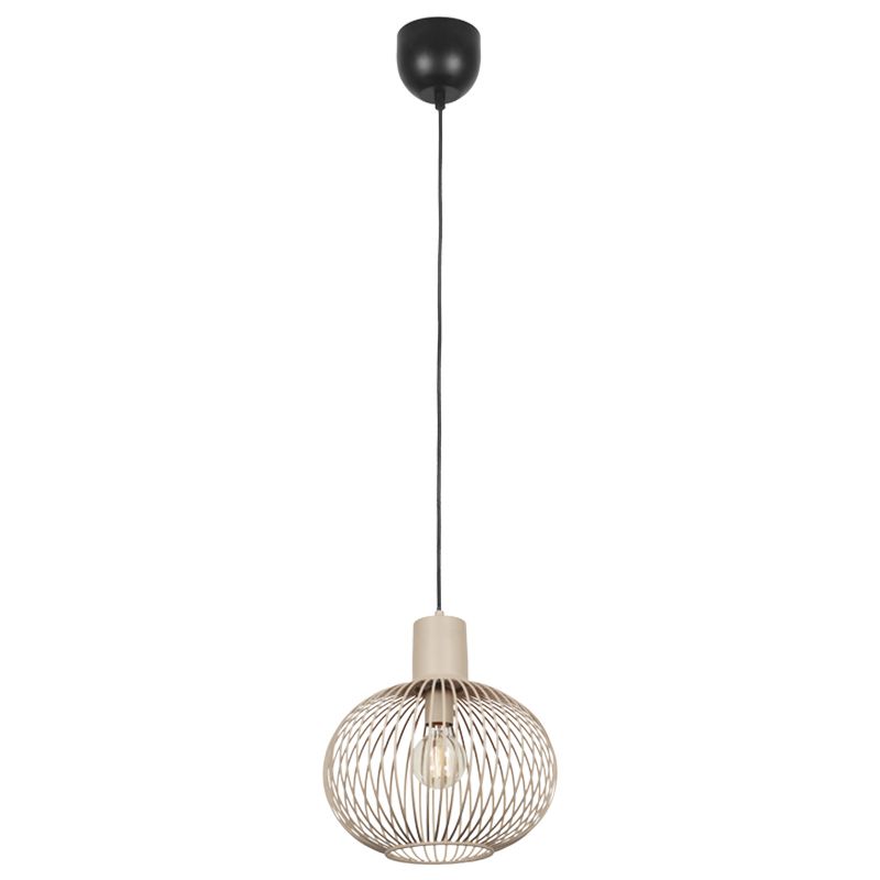 Beige Pendelleuchte Industrial, Gjalt
