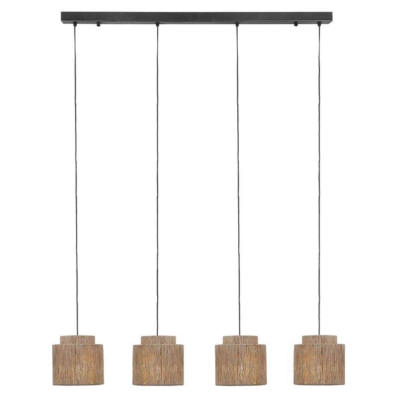 Beige Pendelleuchte Landhaus, Rinus Beige Pendelleuchte Landhaus, Rinus