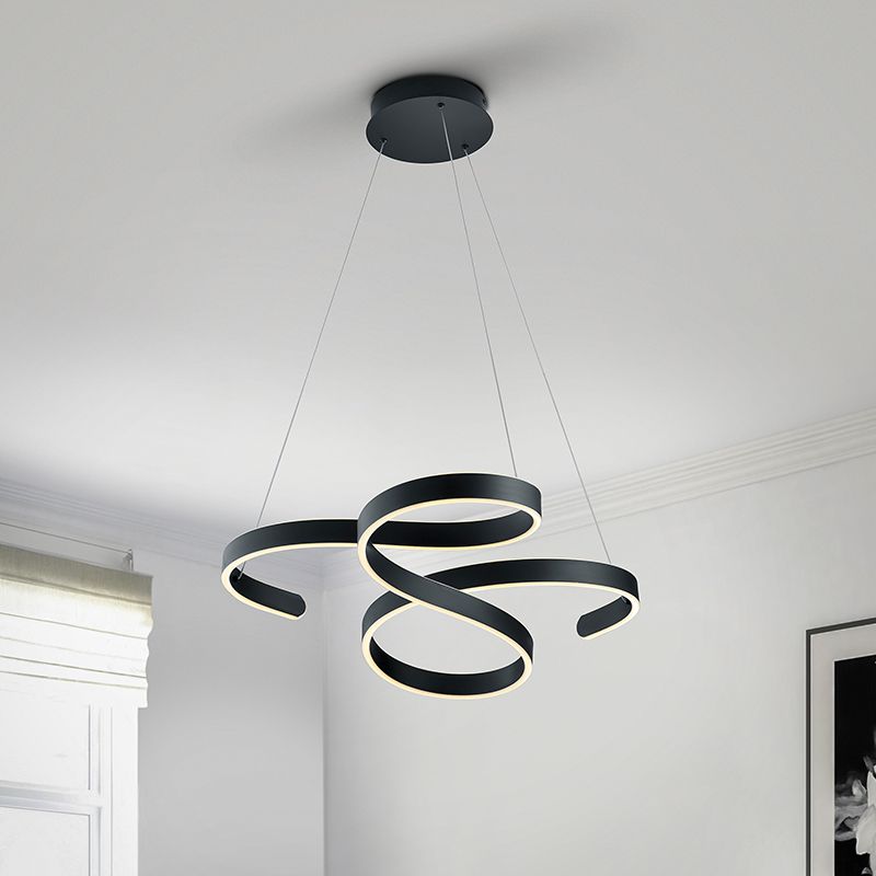 Anthrazit Pendelleuchte Modern, Davu, 52W, 3000K LED Anthrazit Pendelleuchte Modern, Davu, 52W, 3000K LED