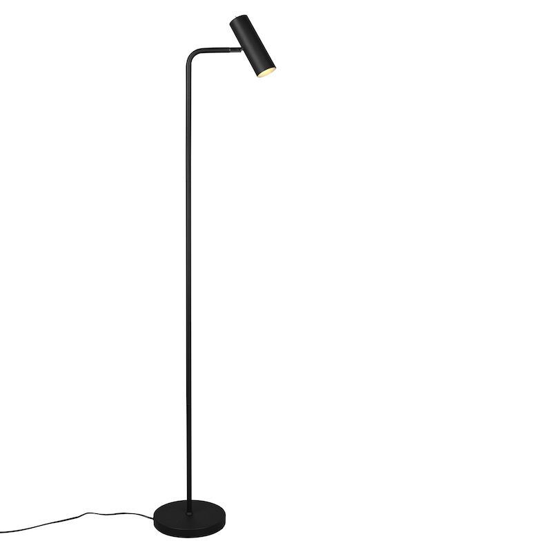 Schwarze Stehlampe Modern, Kaso, mit Schalter Schwarze Stehlampe Modern, Kaso, mit Schalter