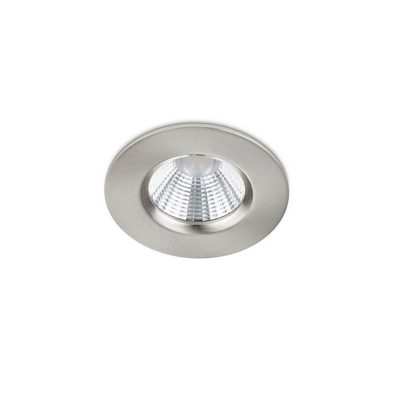 Nickel Badezimmer Einbaustrahler Modern, Iman, 5W, 3000K LED, IP65