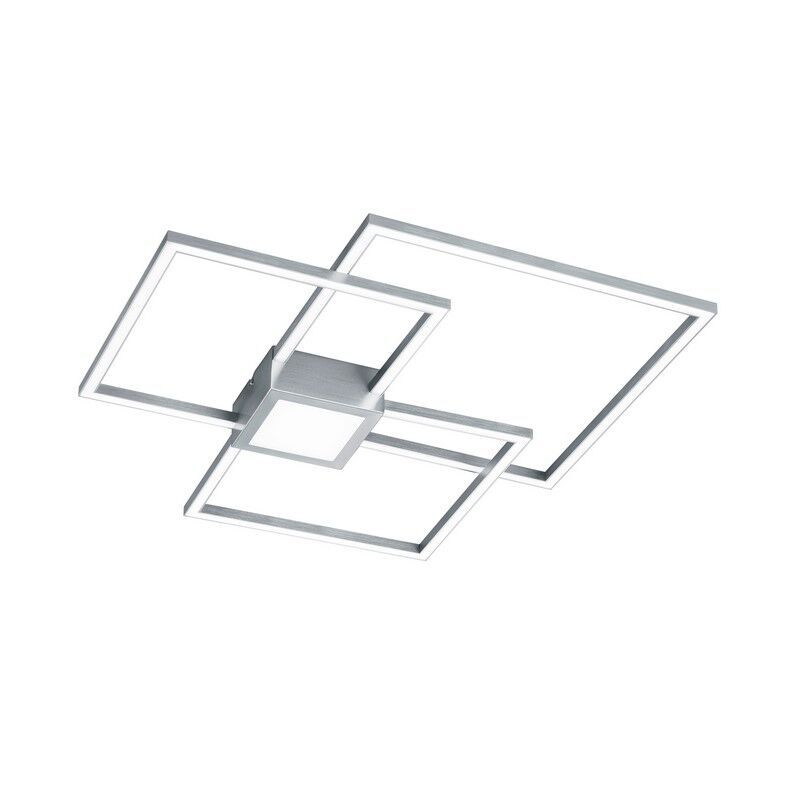 Nickel Deckenlampe Modern, Kimoni, 38W, 3000K LED