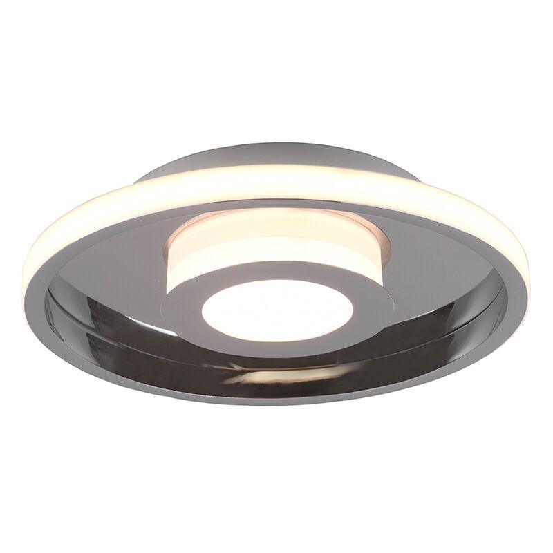 Chrom Badezimmer Deckenleuchte Modern, Kayla, 28W, 3000K LED, IP44