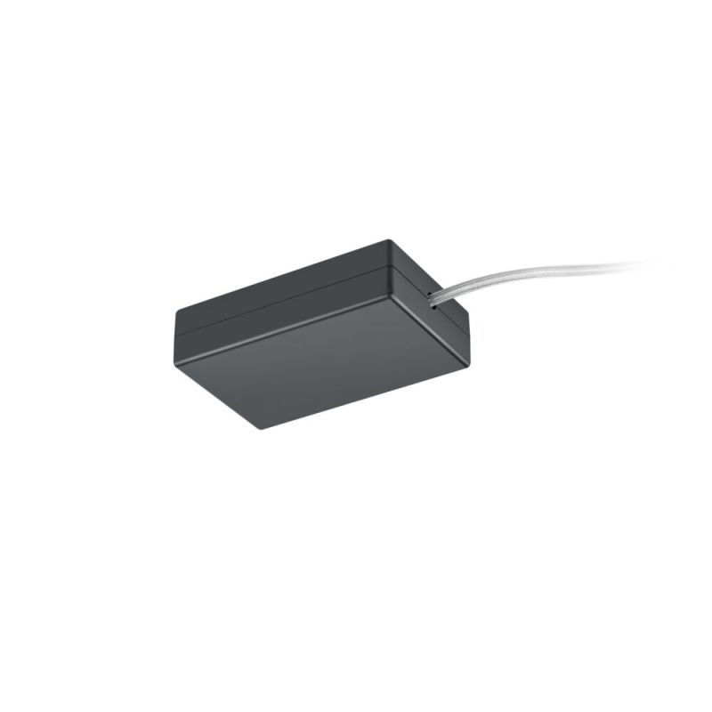 Stromversorgung mit elektronischem Phasenwechsler für Schalter und Dimmer, schwarz Stromversorgung mit elektronischem Phasenwechsler für Schalter und Dimmer, schwarz