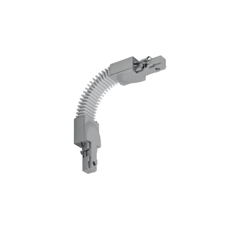 Flexibler Stecker für 2-Phasen-Schienenbeleuchtung, grau Flexibler Stecker für 2-Phasen-Schienenbeleuchtung, grau